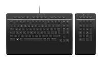 3Dconnexion Keyboard Pro with Numpad - Tastatur und Nummernfeld - Deutsch, QWERTZ