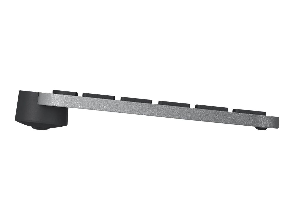 Logitech MX Keys Mini Bluetooth® Tastatur Deutsch, QWERTZ Graphit Beleuchtet, Geräuscharme Tasten, Multipair-Funktion, Wiederaufladbar