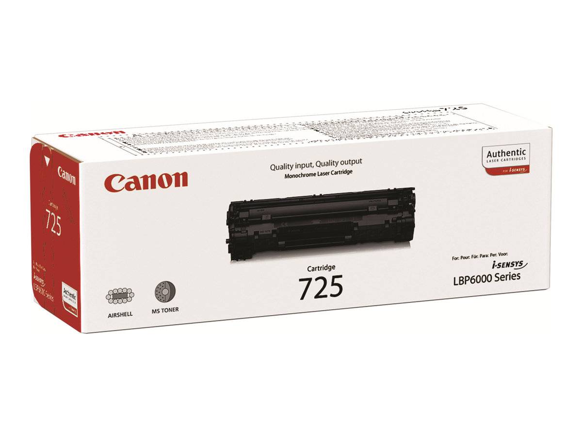 Canon Toner 725 Original Schwarz 1600 Seiten 3484B002
