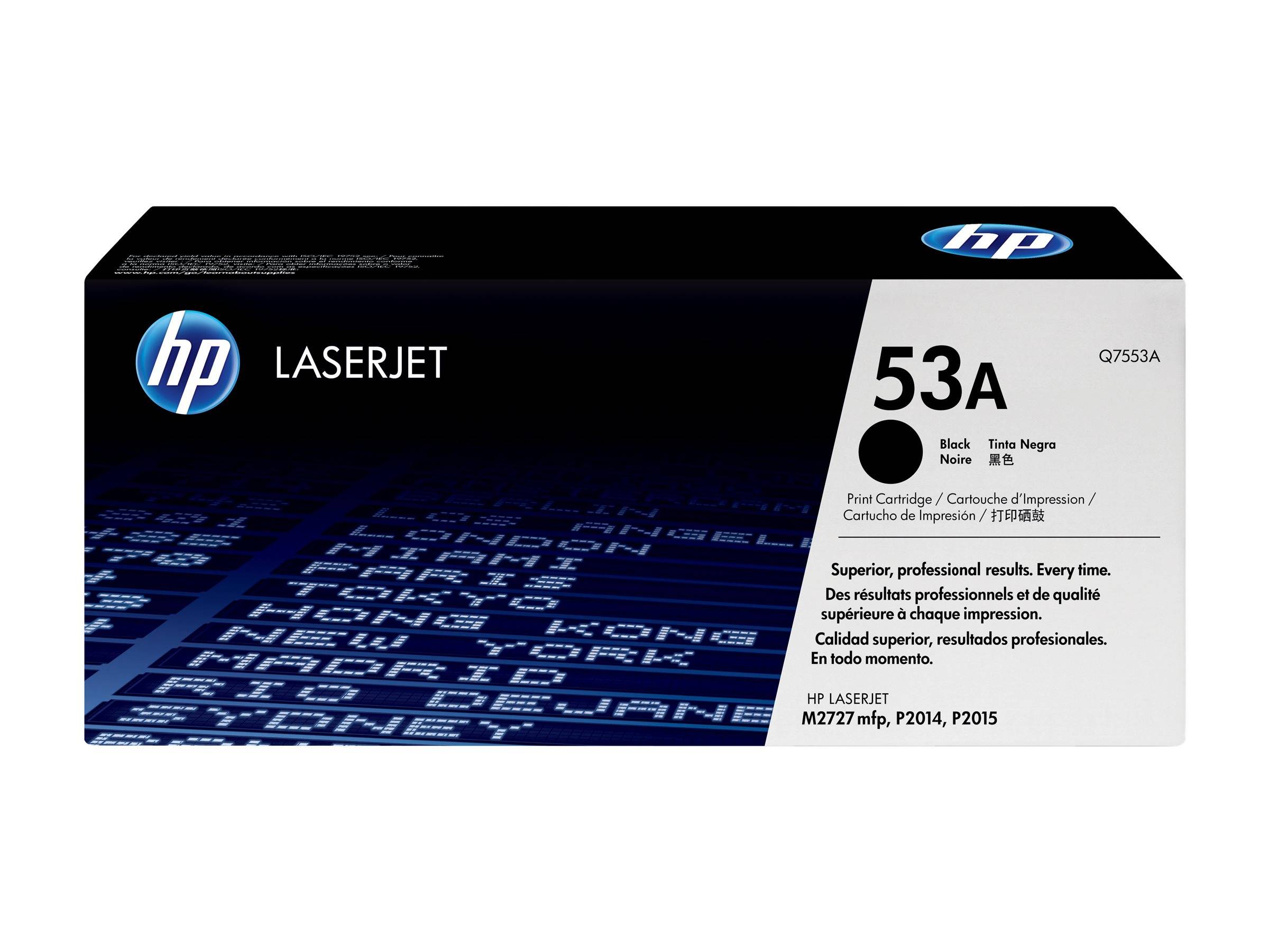 HP Toner 53A Original Schwarz 3000 Seiten Q7553A