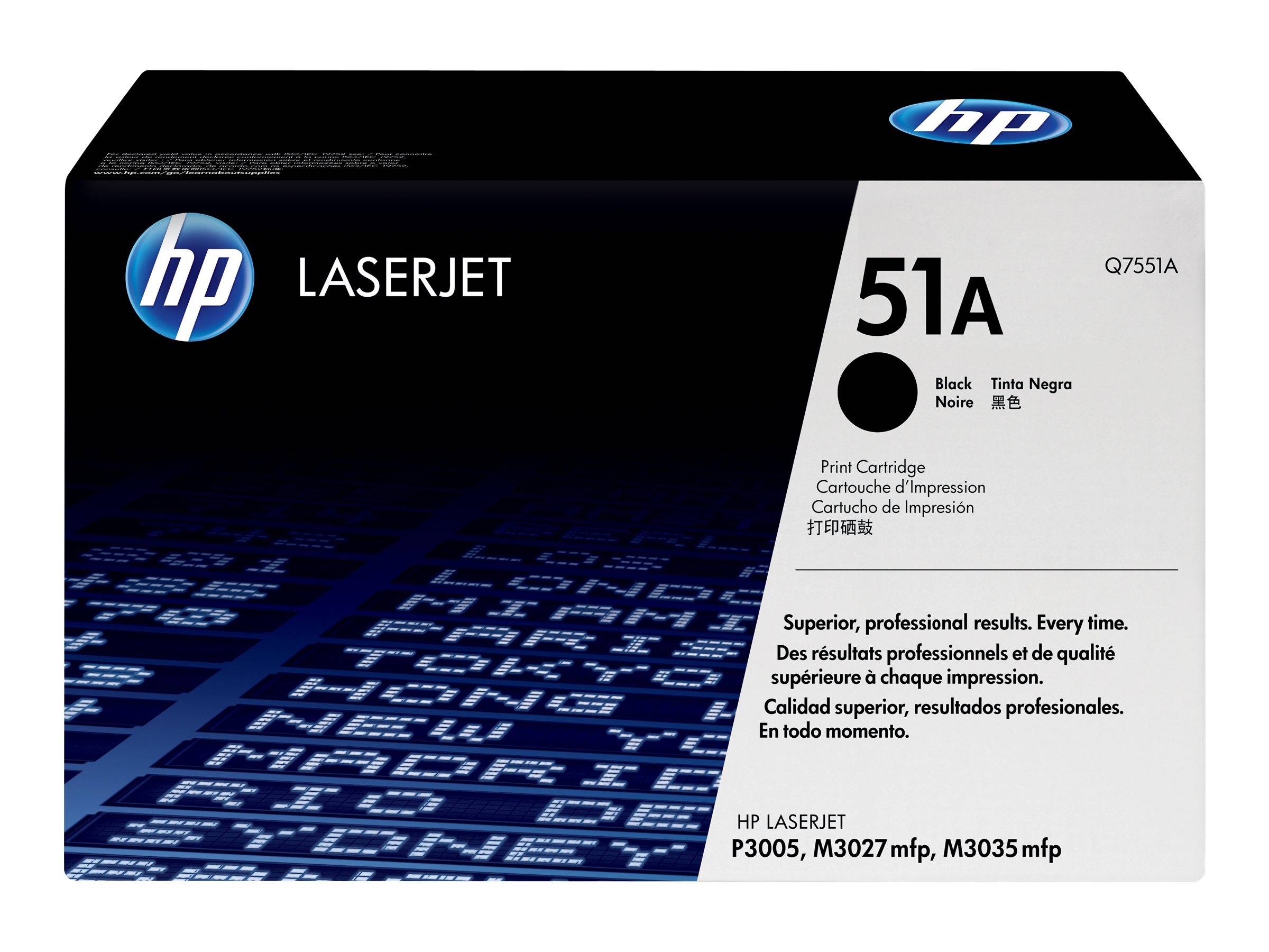 HP 51A - Schwarz - Original - LaserJet - Tonerpatrone (Q7551A)