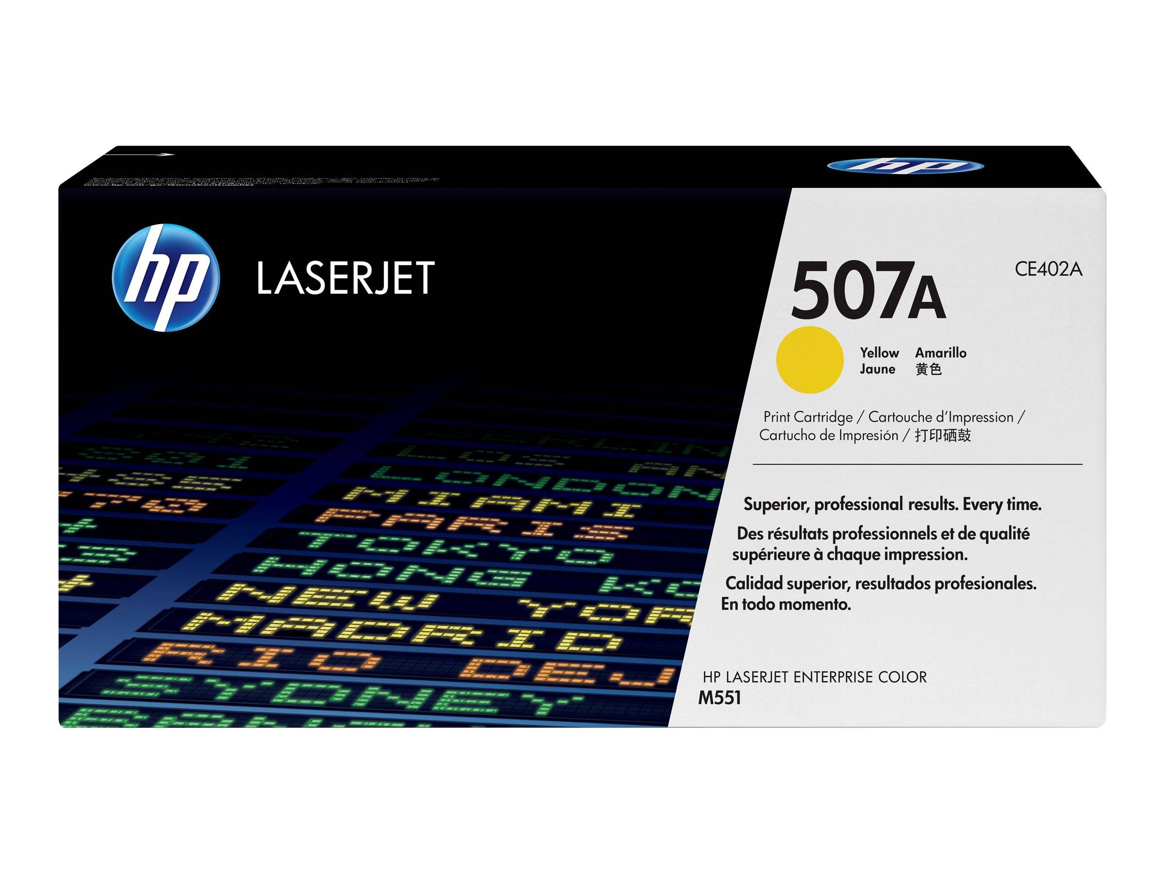 HP Toner 507A Original Gelb 6000 Seiten CE402A