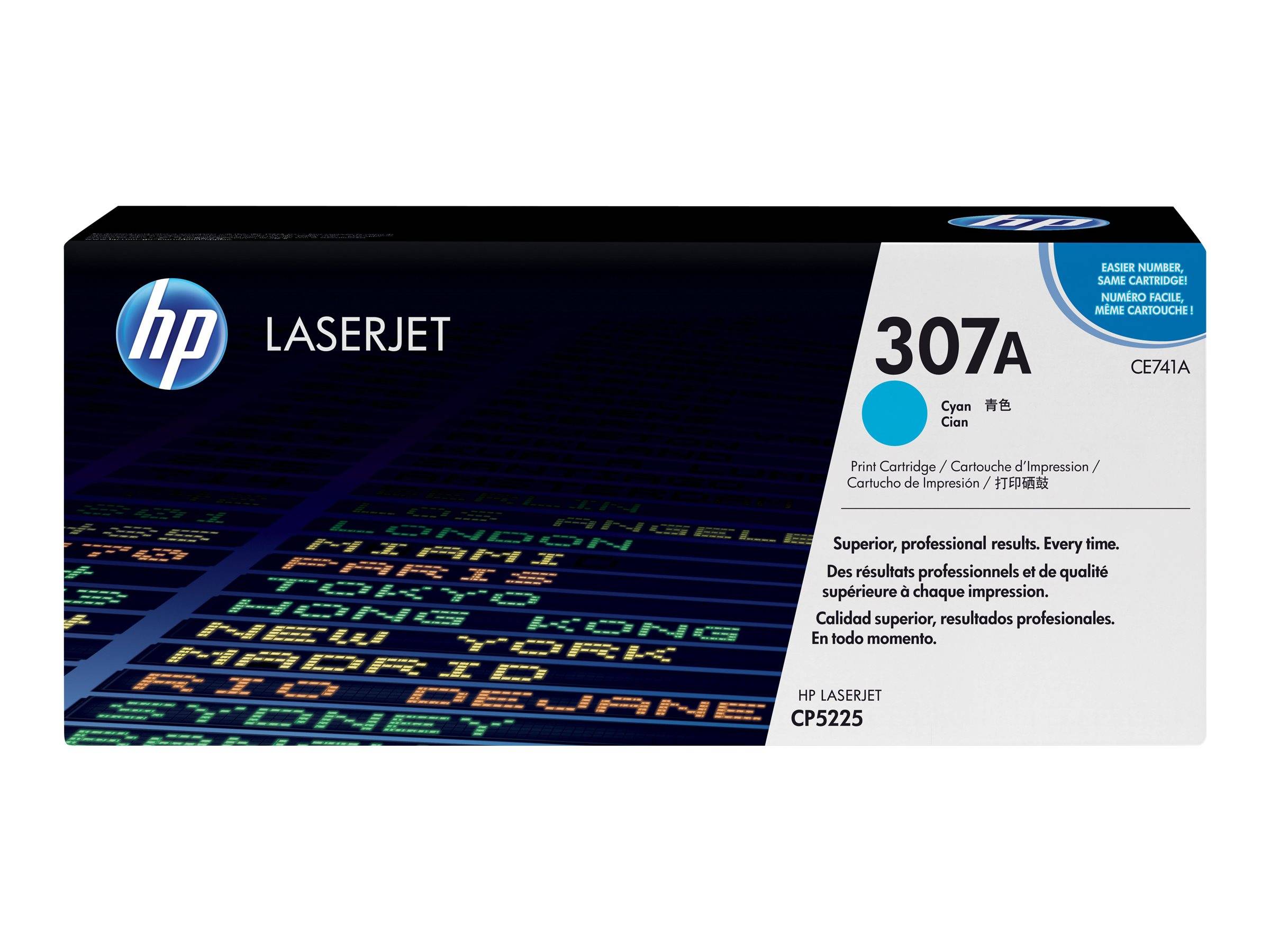 HP Toner 307A Original Cyan 7300 Seiten CE741A