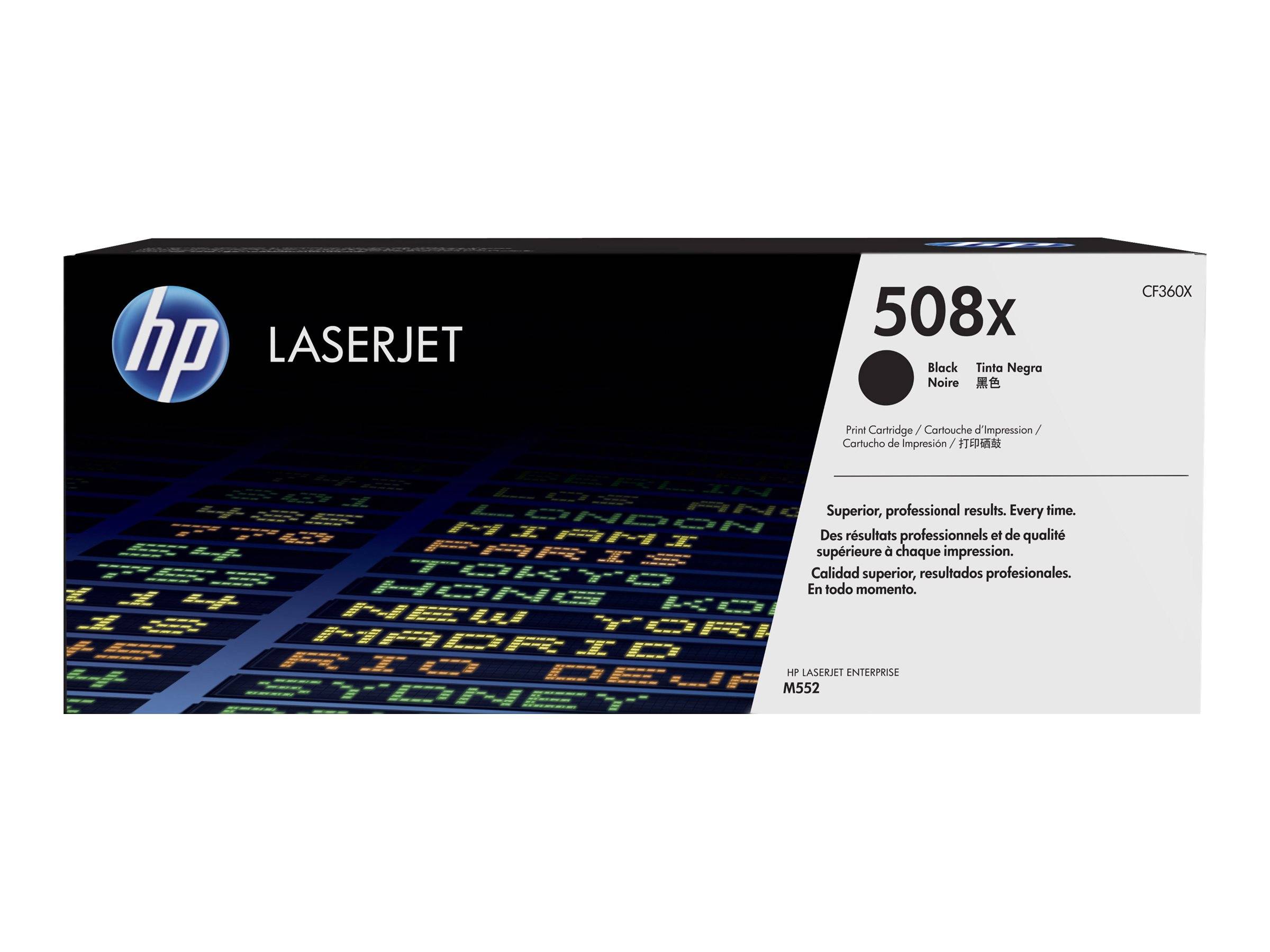 HP Toner 508X Original Schwarz 12500 Seiten CF360X