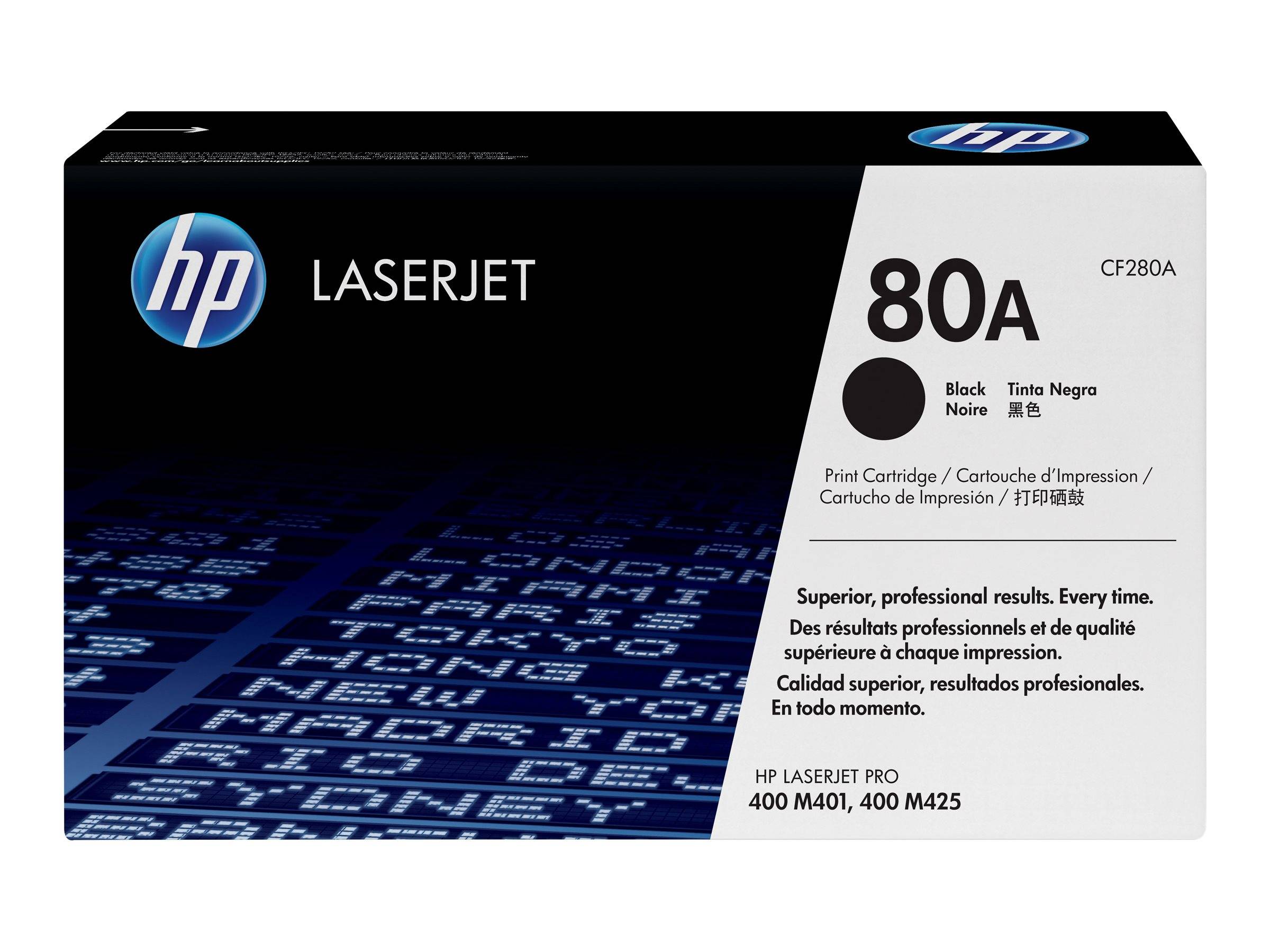 HP Toner 80A Original Schwarz 2700 Seiten CF280A