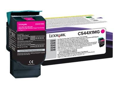 Lexmark Rückgabe Tonerkassette C544 C546 X544 X546 X548 Original Magenta 4000 Seiten C544X1MG