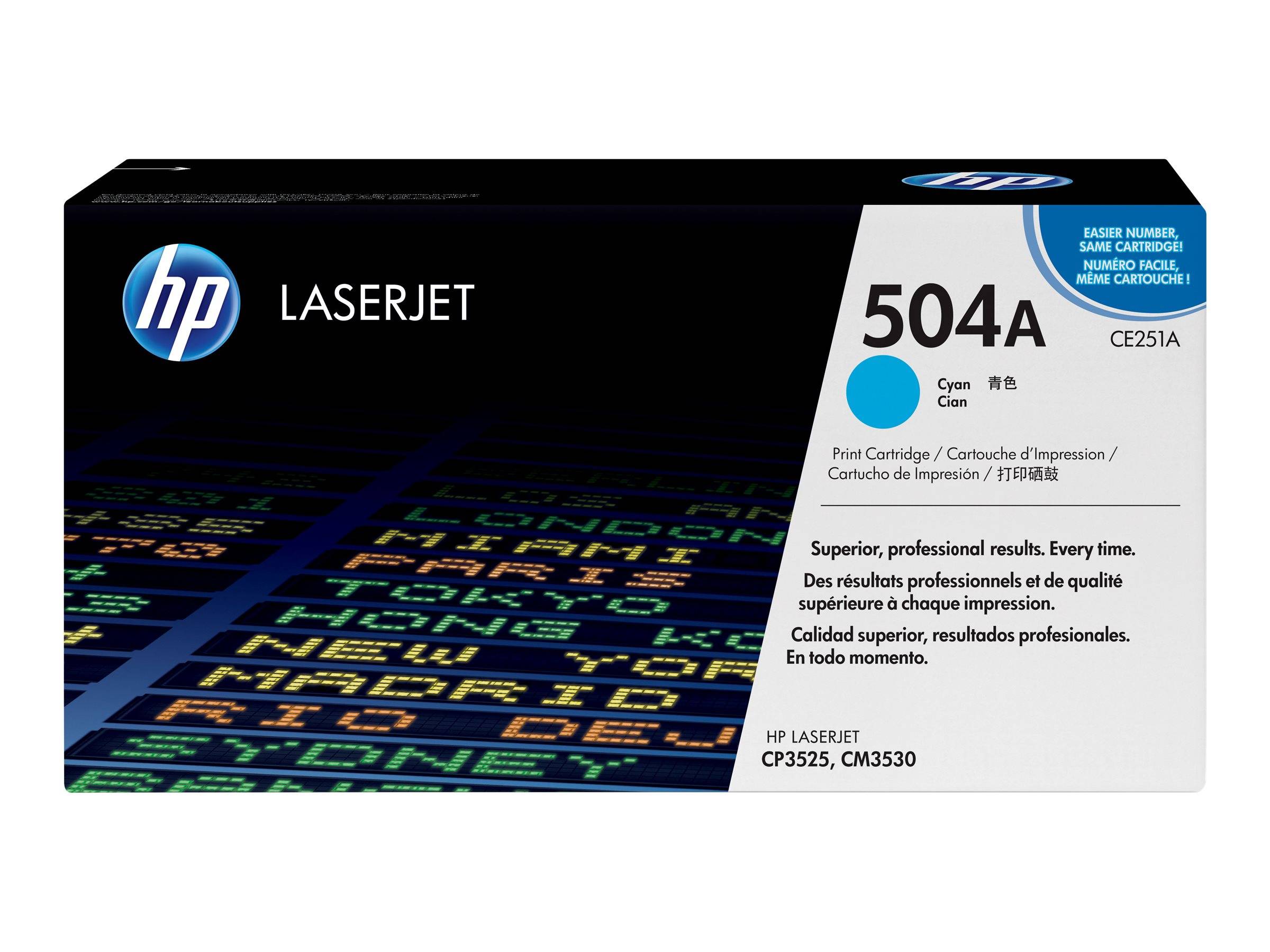HP Toner 504A Original Cyan 7000 Seiten CE251A