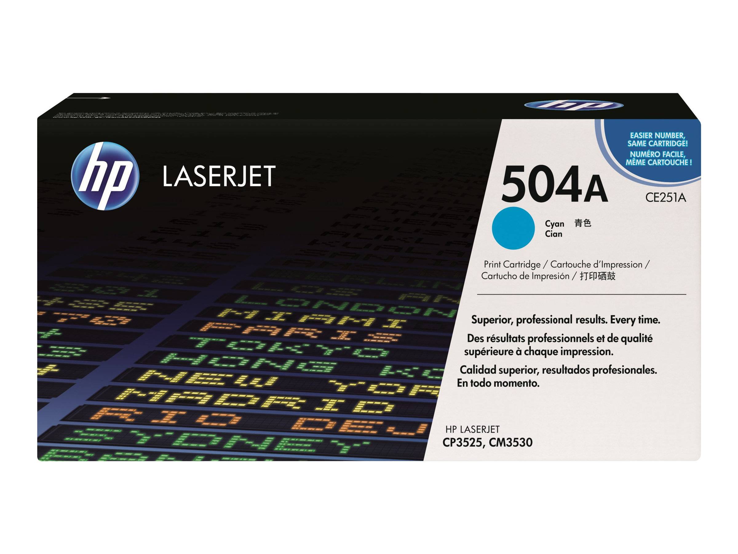 HP Toner 504A Original Cyan 7000 Seiten CE251A