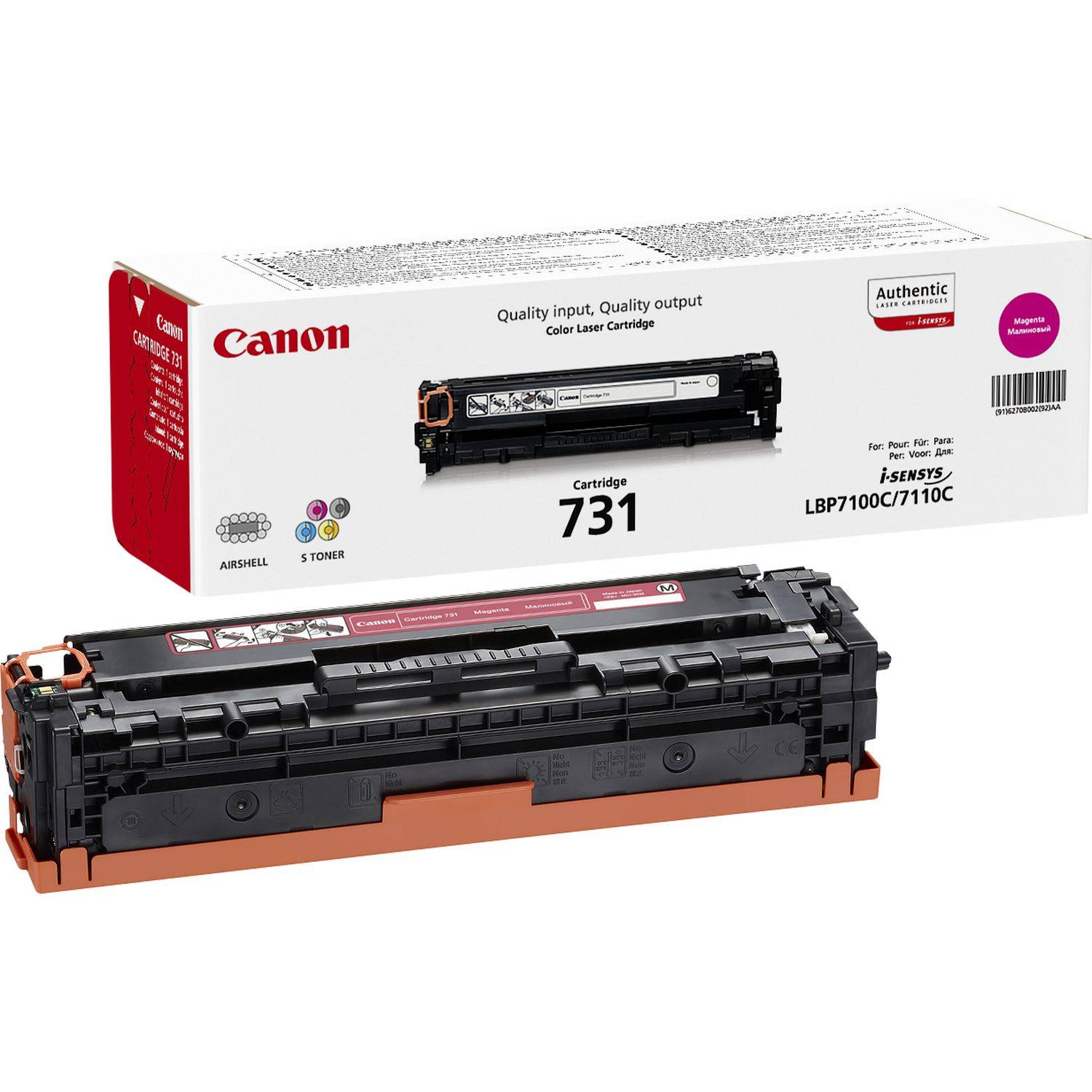 Canon Toner 731M Original Magenta 1500 Seiten 6270B002
