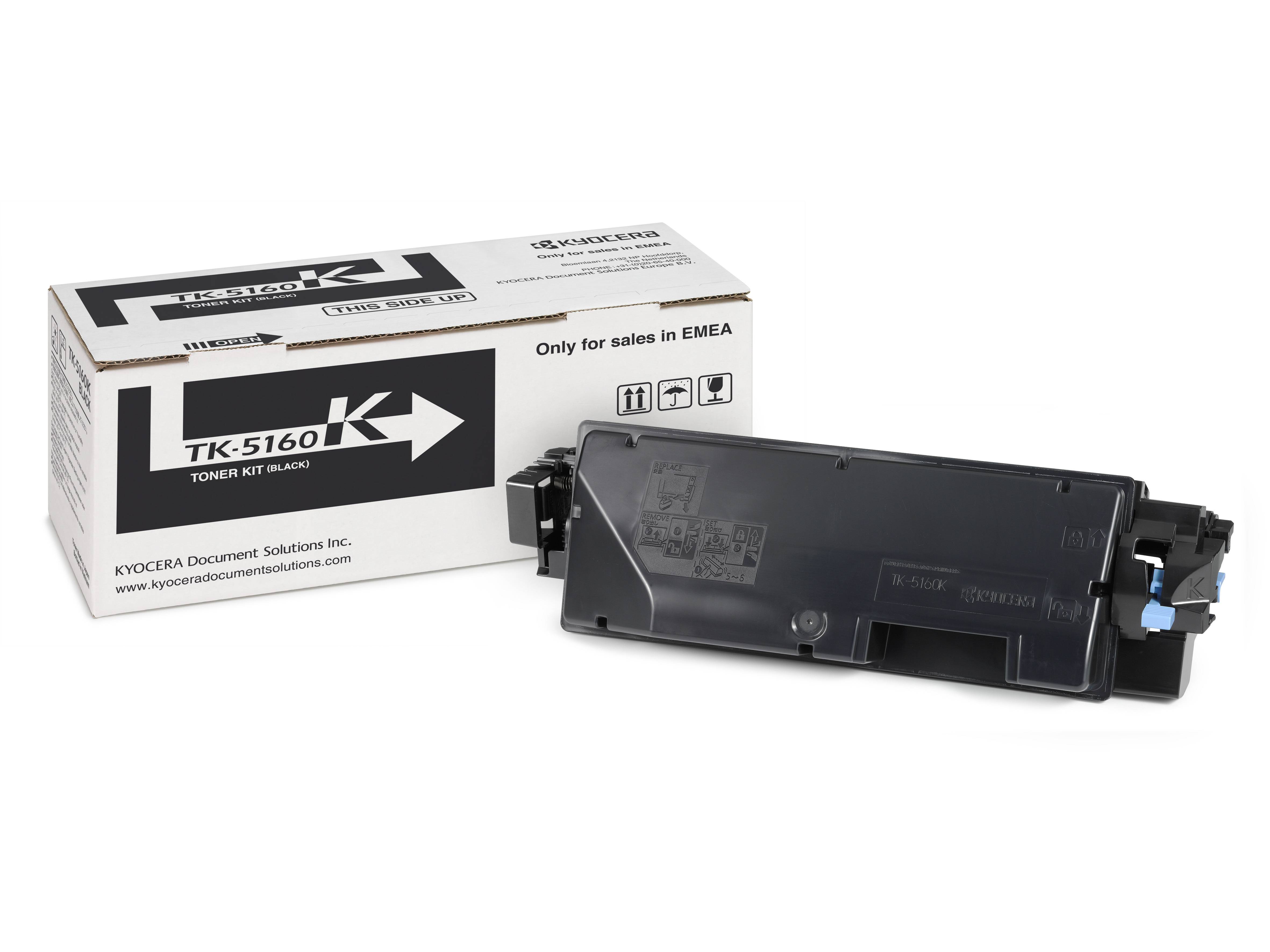 Kyocera Toner TK-5160K Original Schwarz 16000 Seiten 1T02NT0NL0