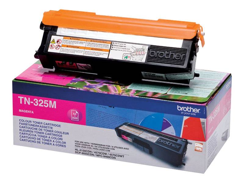 Brother TN325m - Magenta - original - Tonerpatrone - für Brother DCP-9055, DCP-9270, HL-4140, HL-4150, HL-4570, MFC-9460