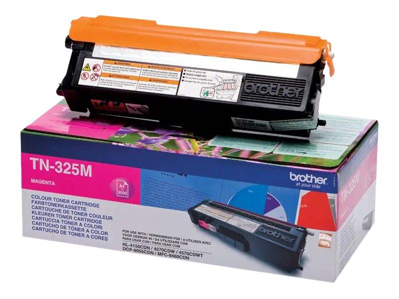 Brother TN325m - Magenta - original - Tonerpatrone - für Brother DCP-9055, DCP-9270, HL-4140, HL-4150, HL-4570, MFC-9460