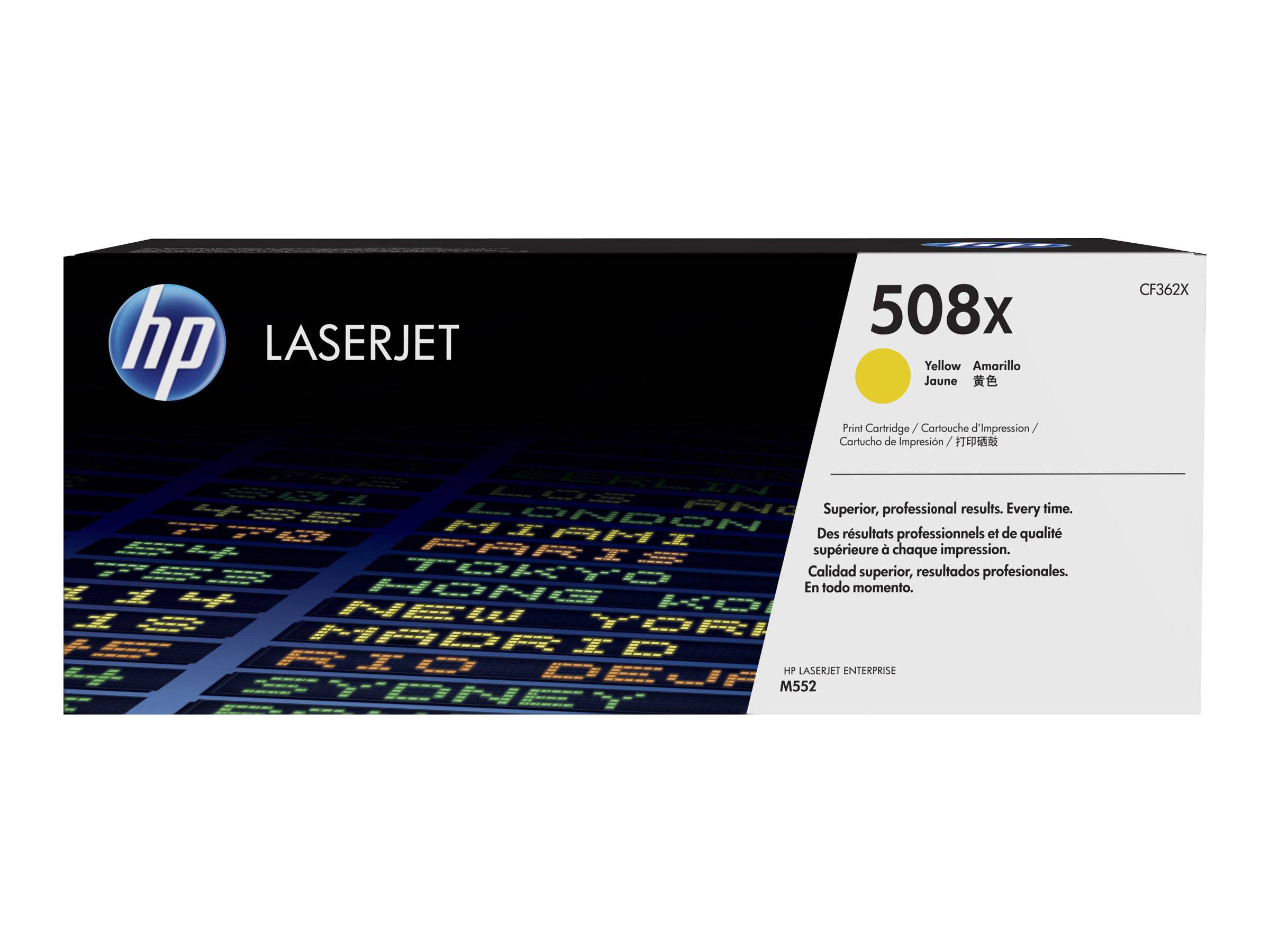 HP Toner 508X Original Gelb 9500 Seiten CF362X