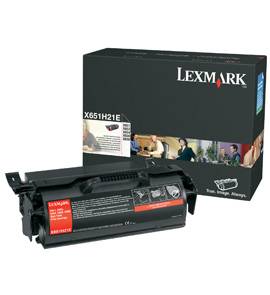 Lexmark Toner X651H31E Original Schwarz 25000 Seiten X651H31E