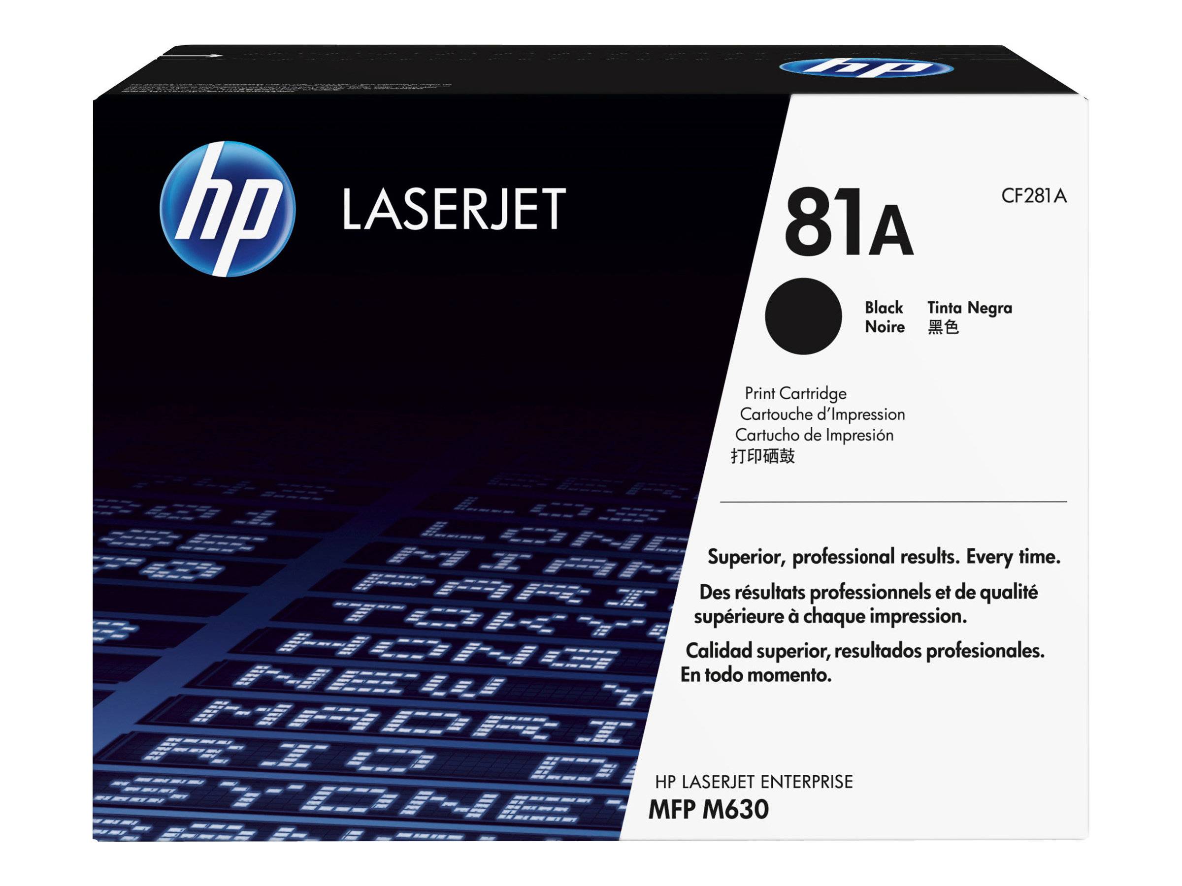HP Toner 81A Original Schwarz 10500 Seiten CF281A