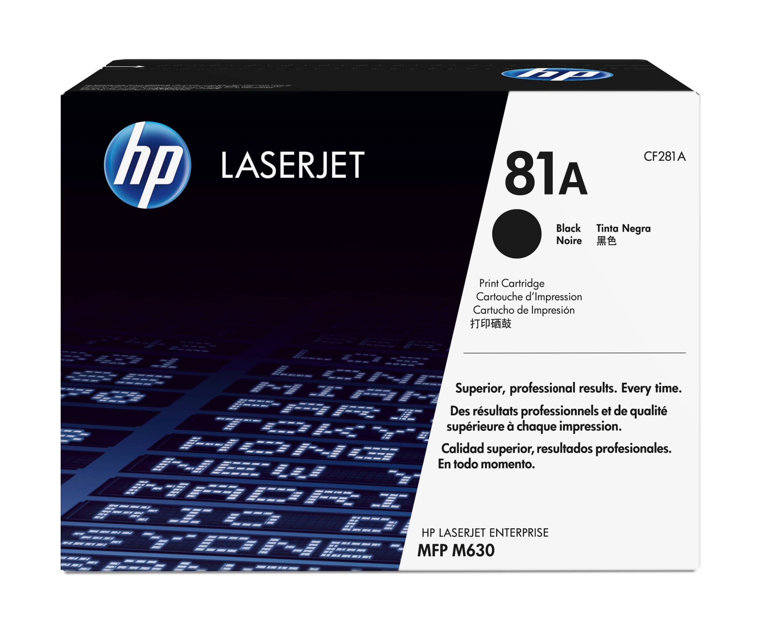 HP Toner 81A Original Schwarz 10500 Seiten CF281A