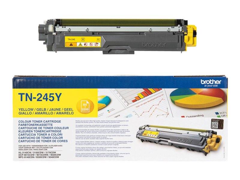 Brother Toner TN-245Y Original Gelb 2200 Seiten TN245Y