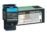 Lexmark Rückgabe Tonerkassette C544 C546 X544 X546 X548 Original Cyan 4000 Seiten C544X1CG