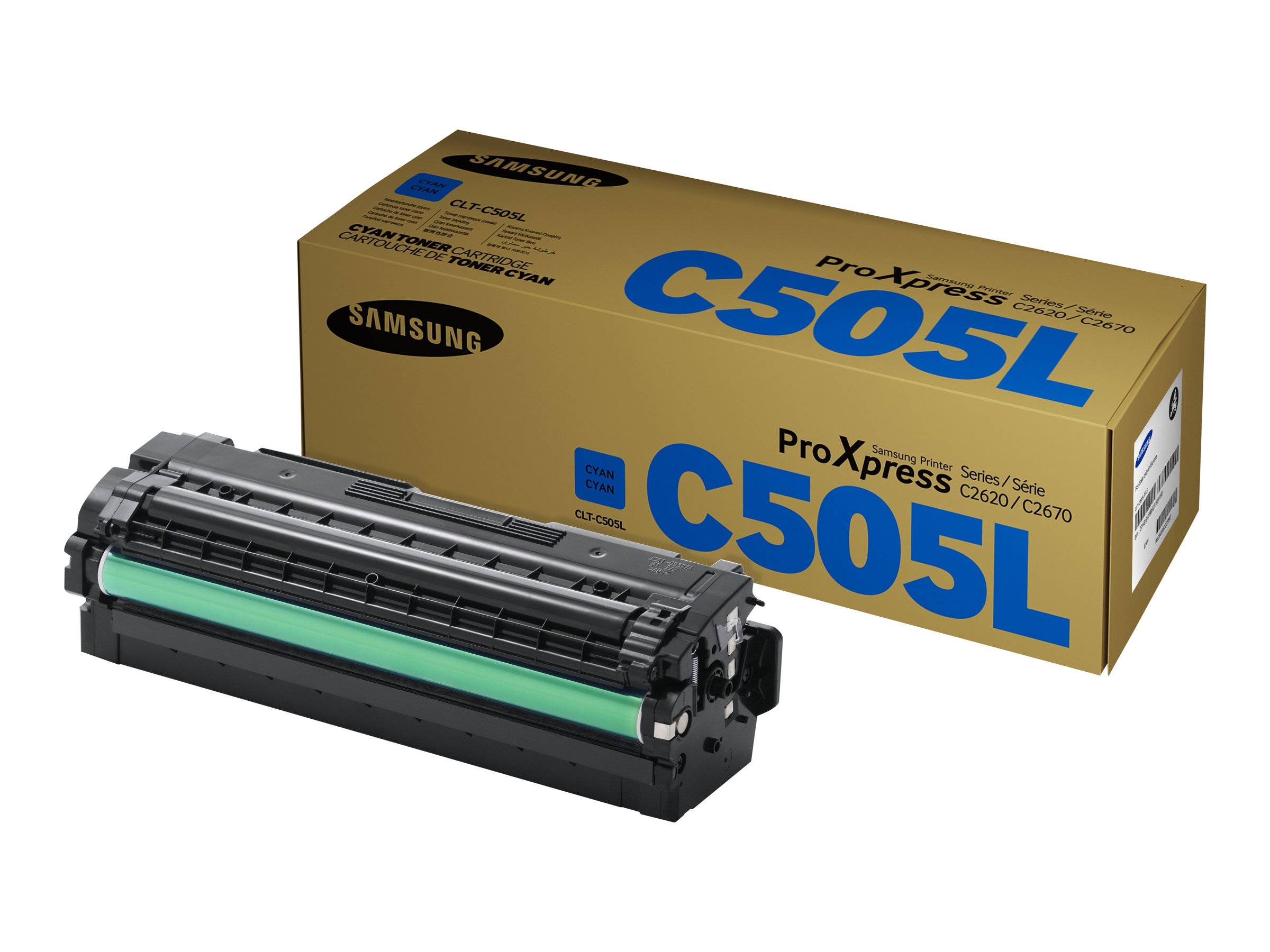 HP Toner Samsung CLT-C505L Original Cyan 3500 Seiten SU035A