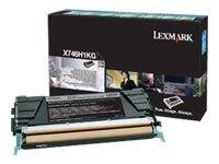 Lexmark Rückgabe Tonerkassette X746 X748 Original Schwarz 12000 Seiten X746H1KG