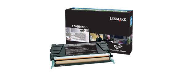 Lexmark Rückgabe Tonerkassette X746 X748 Original Schwarz 12000 Seiten X746H1KG