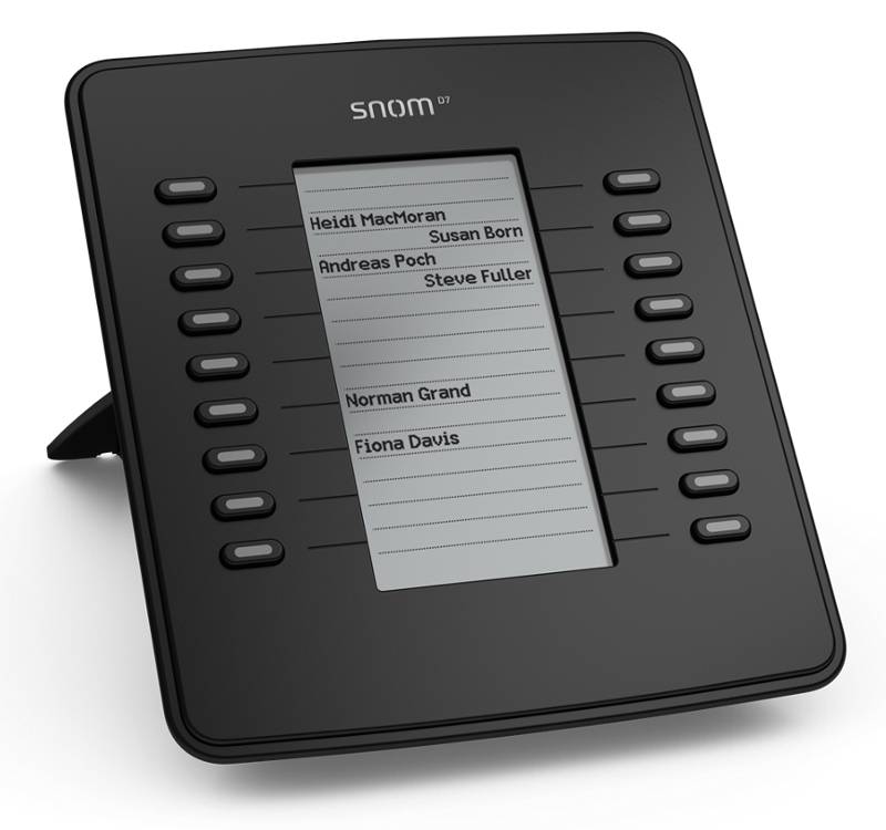 SNOM D7 Systemtelefon Erweiterungsmodul Schwarz