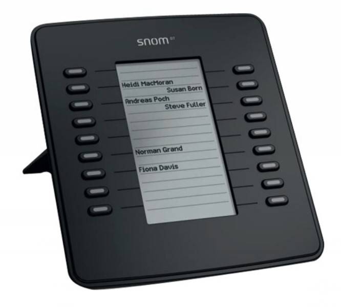 SNOM D7 Systemtelefon Erweiterungsmodul Schwarz