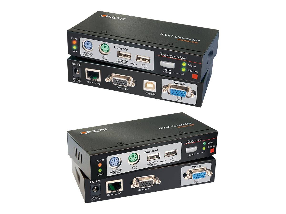 LINDY LINDY Cat.5 KVM Extender Combo 300 KVM Extender über Netzwerkkabel RJ45 300 m