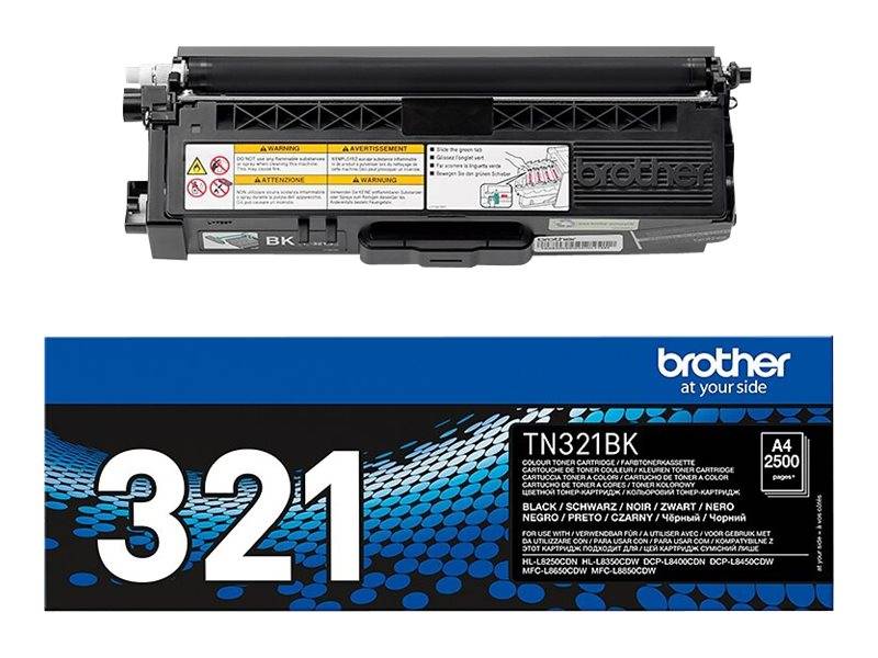 Brother Toner TN-321BK Original Schwarz 2500 Seiten TN321BK