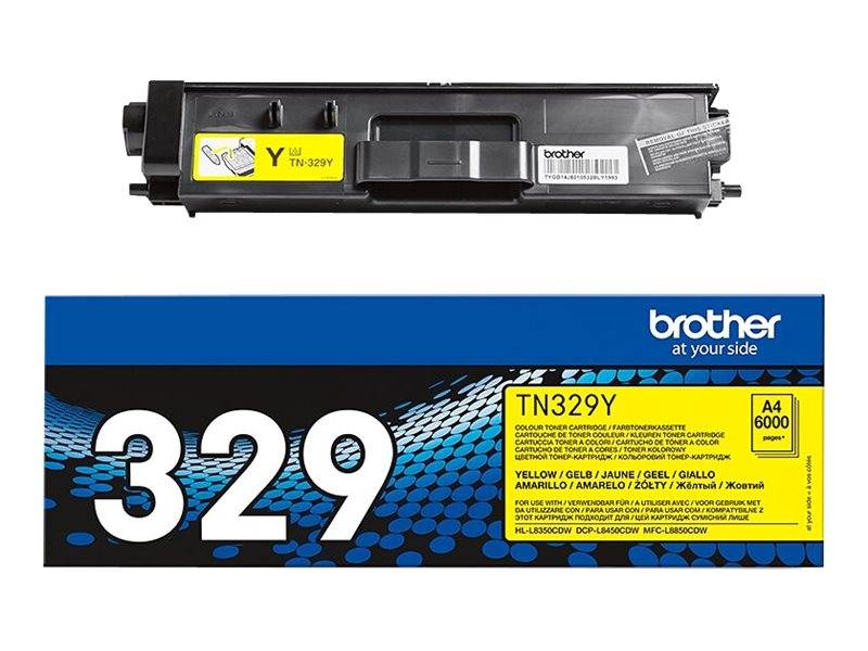 Brother TN329Y - Gelb - original - Tonerpatrone - für Brother DCP-L8450CDW, HL-L8350CDW, HL-L8350CDWT, MFC-L8850CDW