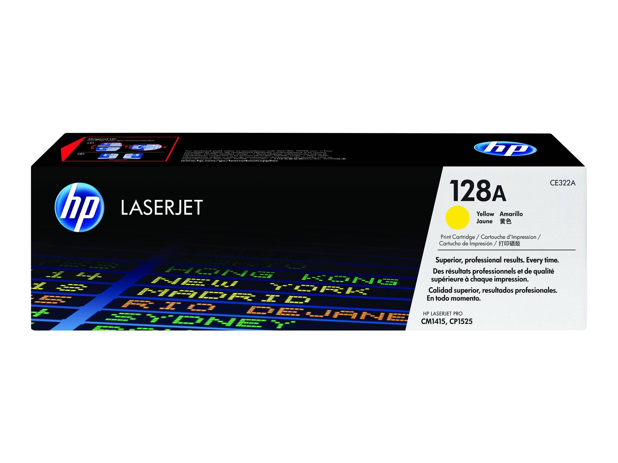 HP Toner 128A Original Gelb 1300 Seiten CE322A