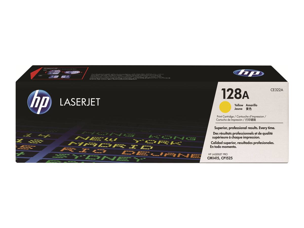 HP Toner 128A Original Gelb 1300 Seiten CE322A