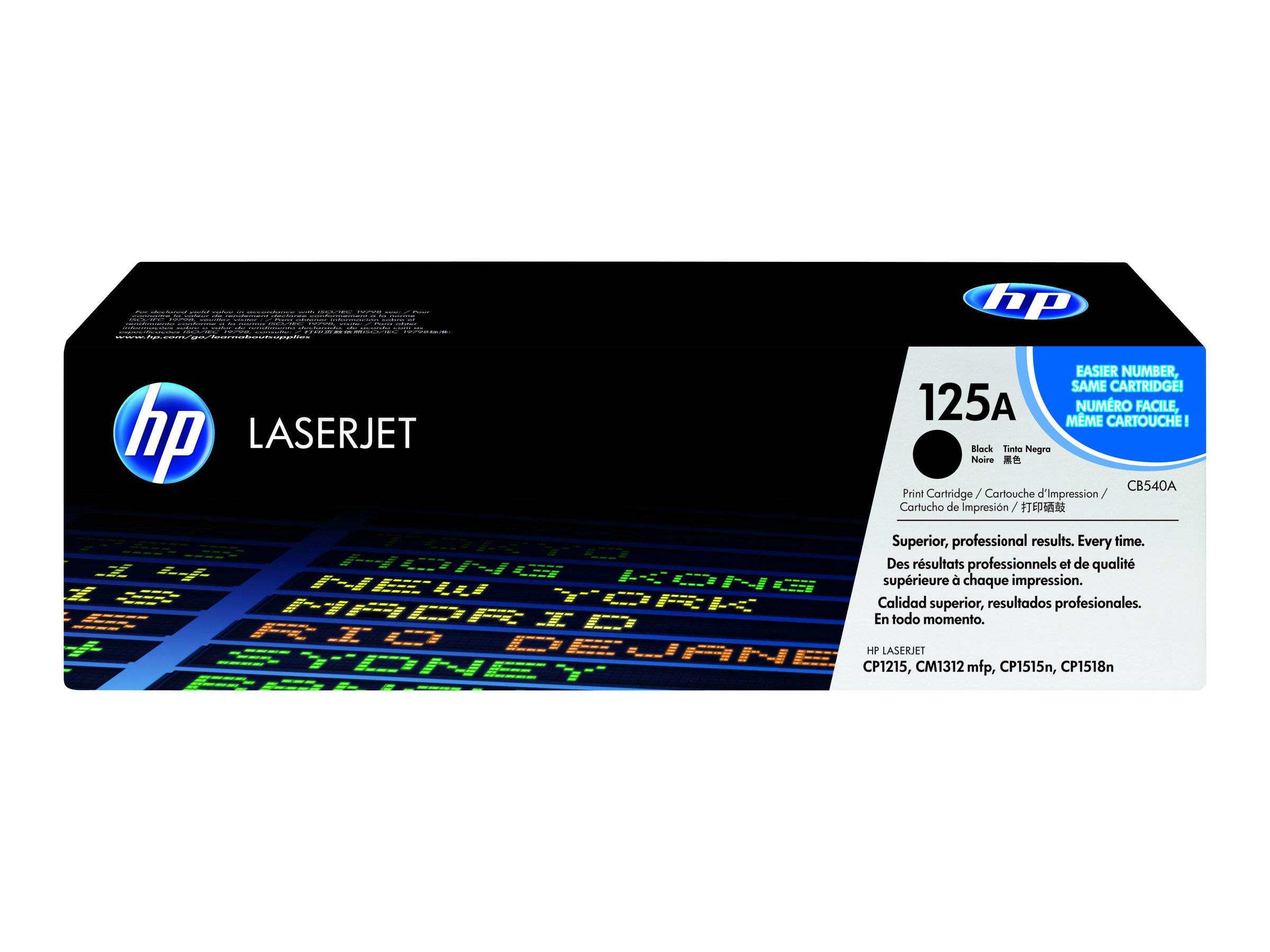 HP Toner 125A Original Schwarz 2200 Seiten CB540A