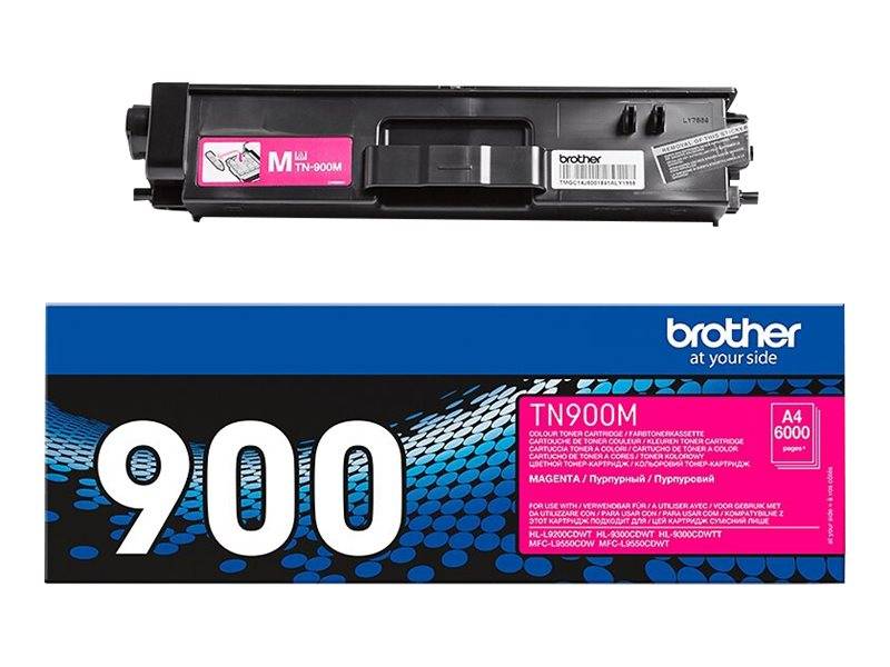 Brother TN900M - Magenta - original - Tonerpatrone - für Brother HL-L9200CDWT, HL-L9300CDWT, HL-L9300CDWTT, MFC-L9550CDW