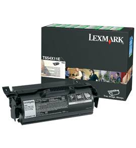 Lexmark - Besonders hohe Ergiebigkeit - Schwarz - Original - Tonerpatrone LCCP, LRP - für Lexmark T654dn, T654dtn, T654n
