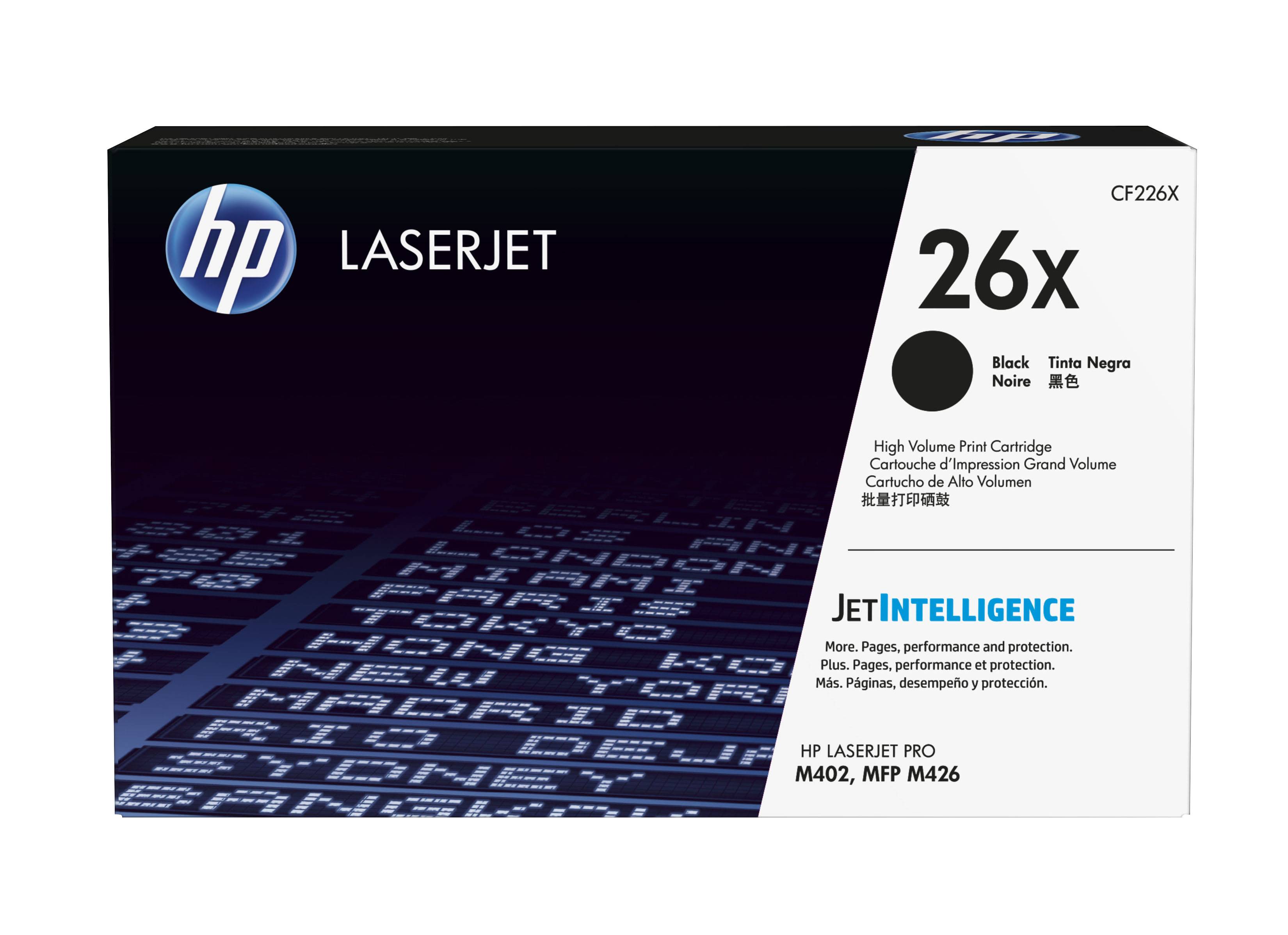 HP Toner 26X Original Schwarz 9000 Seiten CF226X