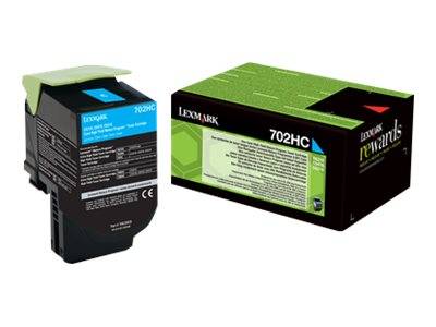 Lexmark Tonerkassette 702HC CS310 CS410 CS510 Original Cyan 3000 Seiten 70C2HC0