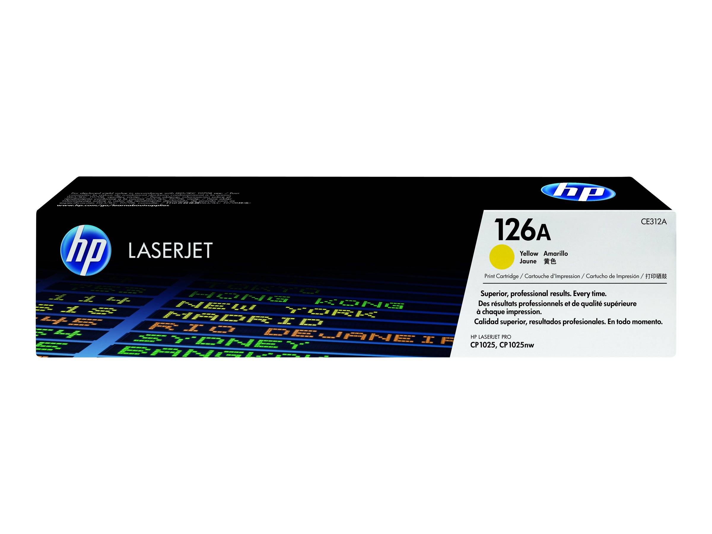HP Toner 126A Original Gelb 1000 Seiten CE312A