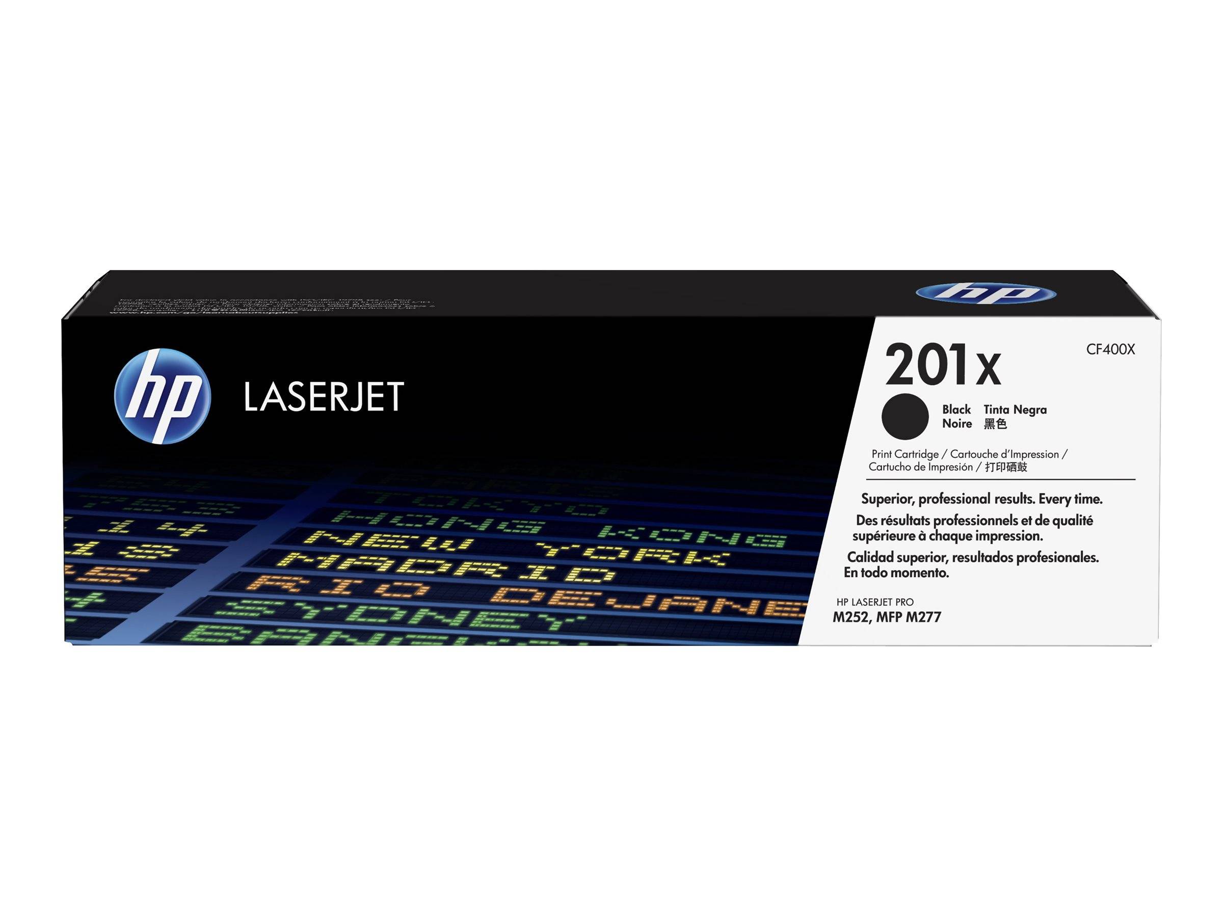HP Toner 201X Original Schwarz 2800 Seiten CF400X