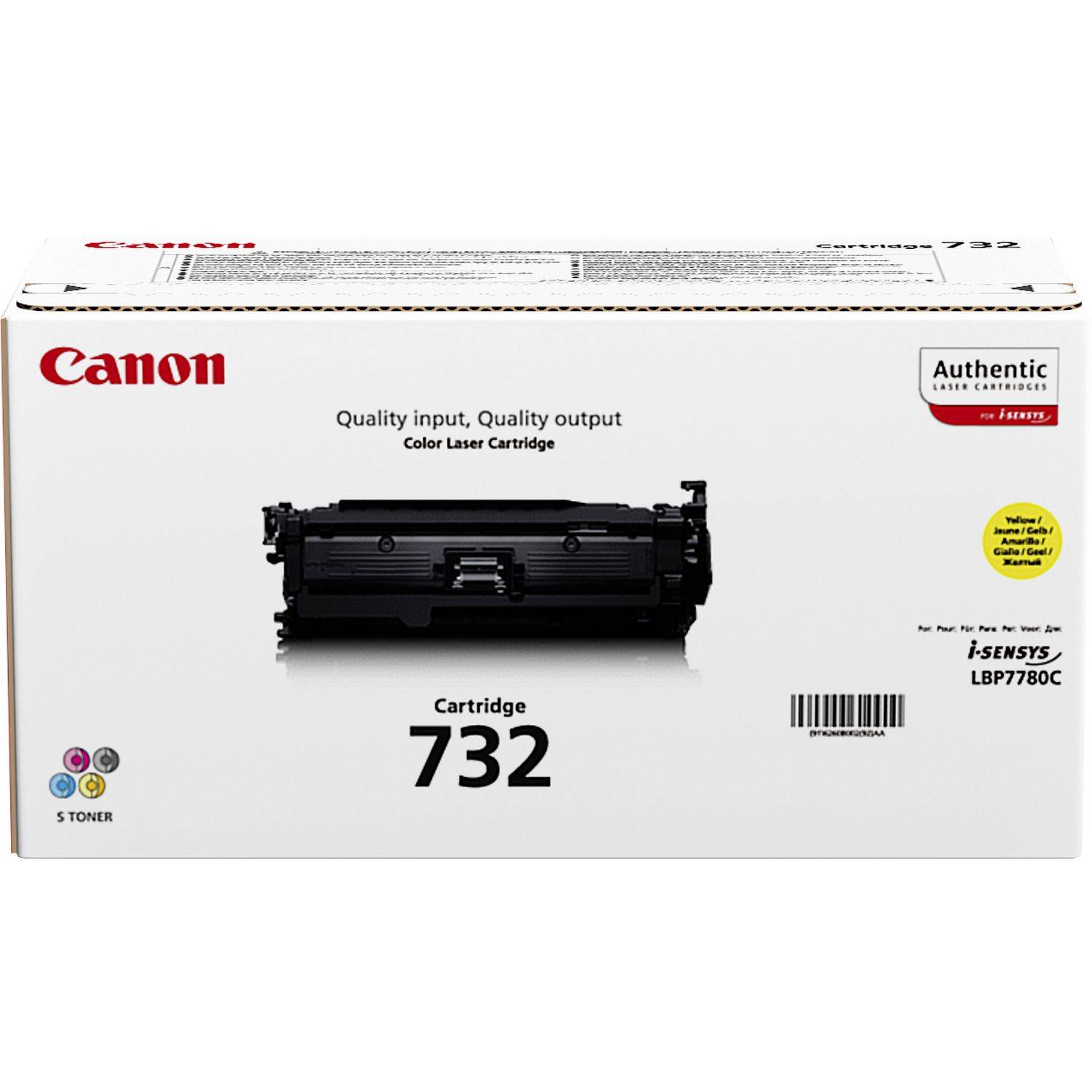 Canon 732 Y - Gelb - Original - Tonerpatrone