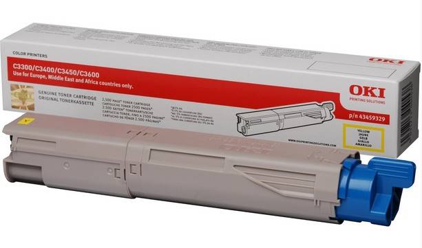 OKI - Gelb - original - Tonerpatrone - für C3300n, 3400n, 3450n