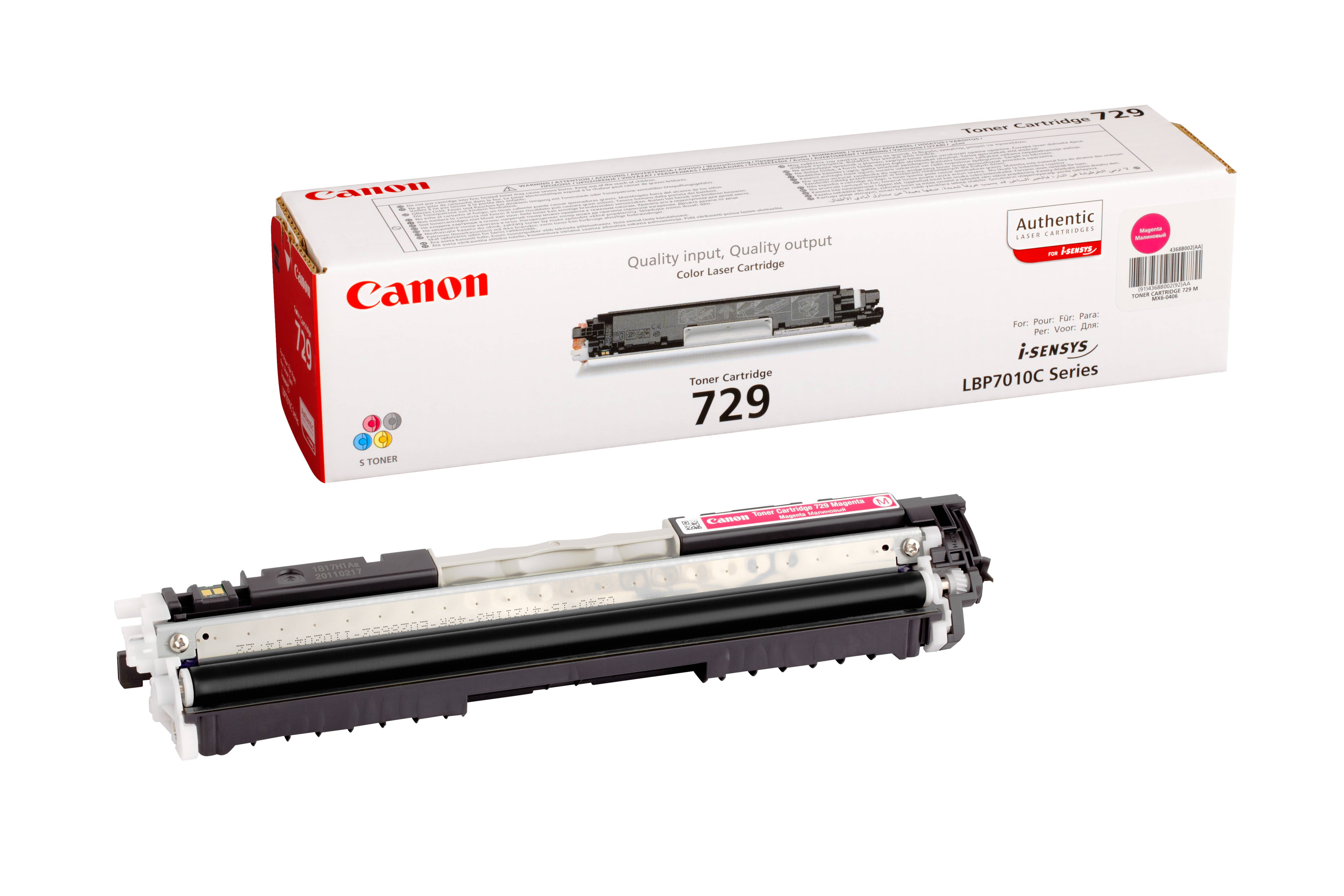 Canon Toner 729 M Original Magenta 1000 Seiten 4368B002