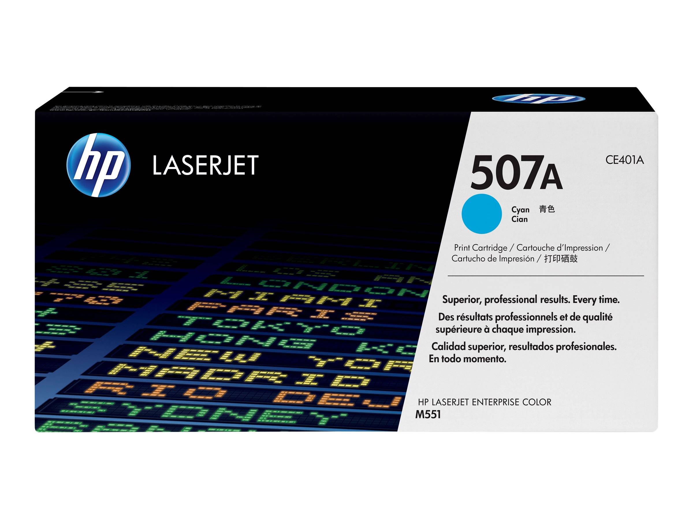 HP Toner 507A Original Cyan 6000 Seiten CE401A