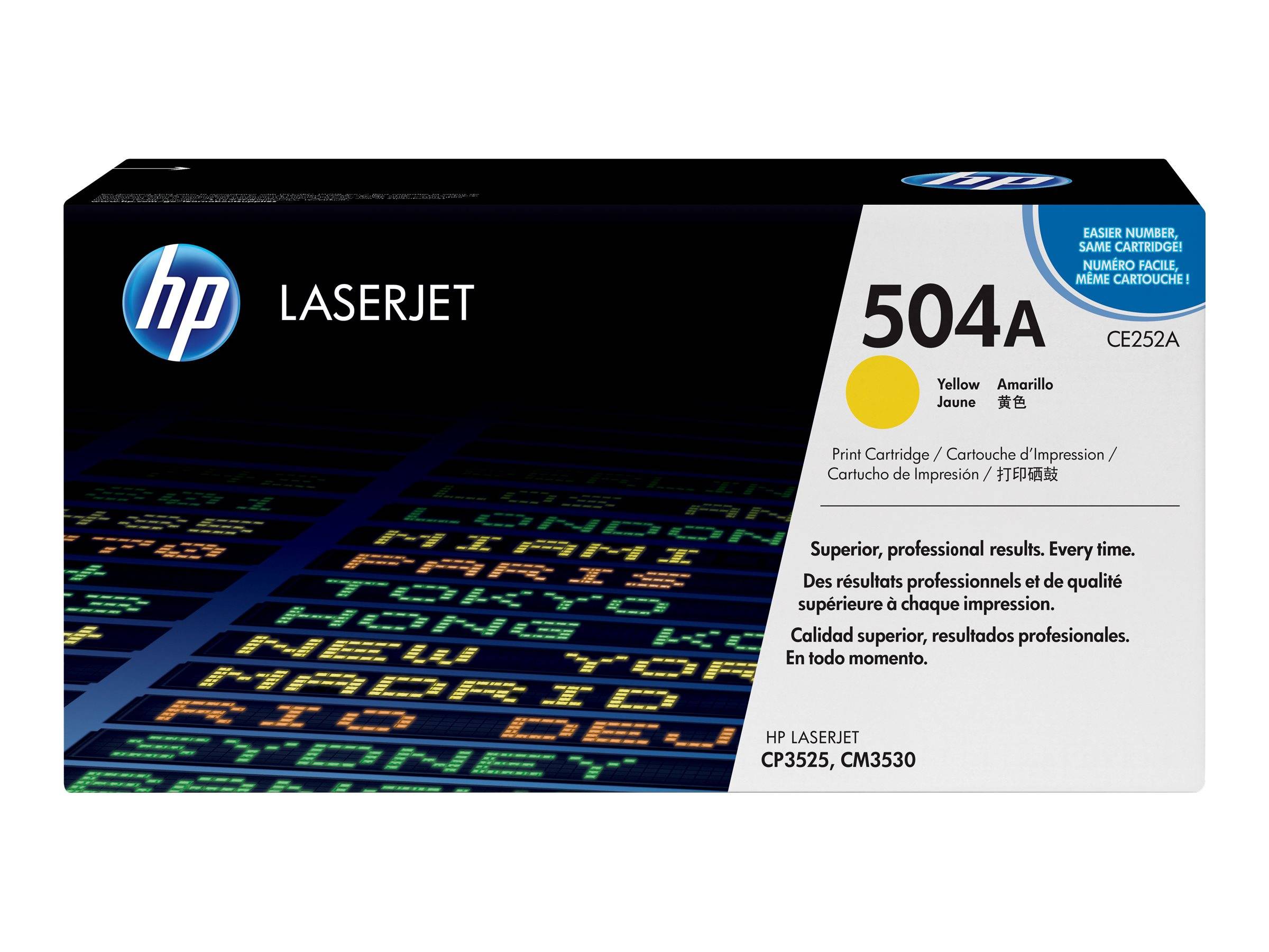 HP Toner 504A Original Gelb 7000 Seiten CE252A