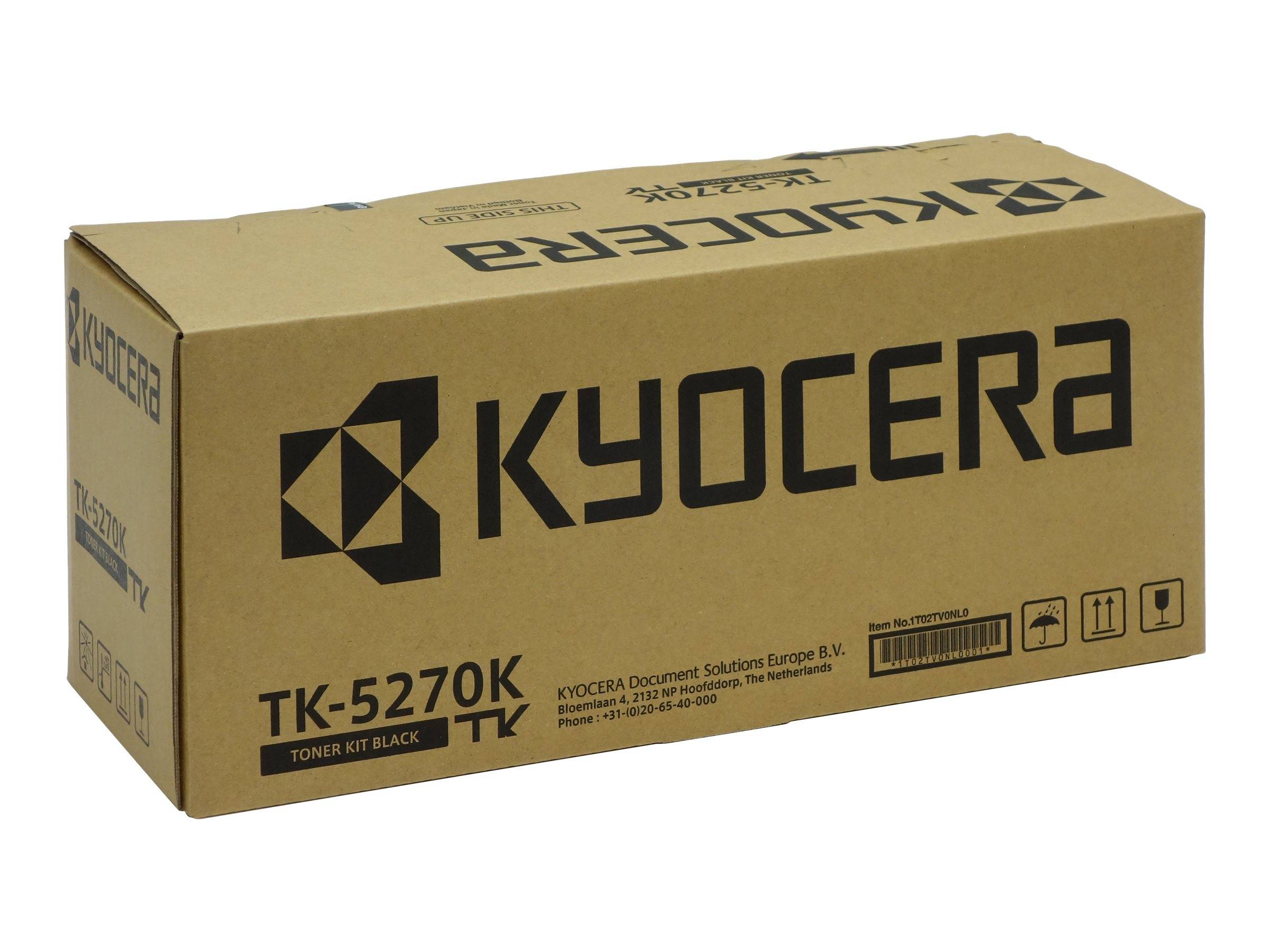 Kyocera Toner TK-5270K Original Schwarz 8000 Seiten 1T02TV0NL0