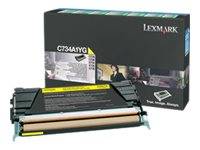 Lexmark Rückgabe Tonerkassette C736 X736 X738 Original Gelb 10000 Seiten C736H1YG