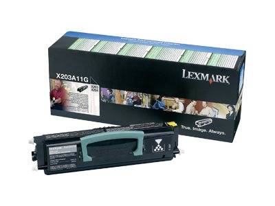 Lexmark Rückgabe Tonerkassette X203 X204 Original Schwarz 2500 Seiten X203A11G