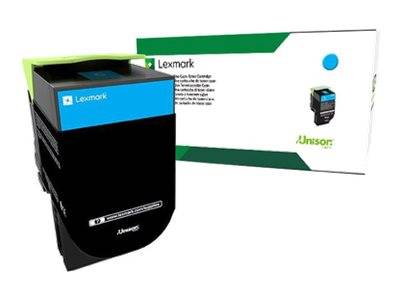 Lexmark Tonerkassette 702C CS310 CS410 CS510 Original Cyan 1000 Seiten 70C20C0