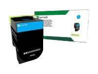 Lexmark Rückgabe Tonerkassette CS317 CS417 CS517 CX317 CX417 CX517 Original Cyan 2300 Seiten 71B20C0