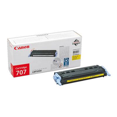Canon Toner 707 Y Original Gelb 2000 Seiten 9421A004